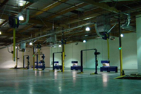 Restaurant interior build-out